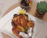 صورة لخطوة 4 من وصفة دجاج معمر بالأرز في الفرن🍚🐓