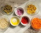 Foto del paso 1 de la receta: 🌸🌈Ensalada 5 Colores 🌈#Primavera 🌈🌸