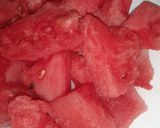 Une image de l'étape 1 de Sorbet pastèque 🍉.