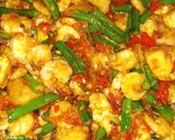 Foto langkah ke 4 dari resep Balado udang tahu.