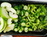Hình bước làm 2 của món Nước ép xanh giảm cân