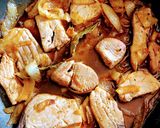 Foto del paso 2 de la receta: Atún encebollado con patatas al microondas