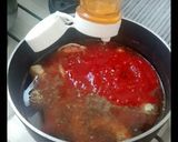 Foto del paso 11 de la receta: Salmón en salsa de soja, mostaza, miel, pasta de tomate y langos