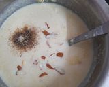 A picture of step 4 of Shahi phirni.