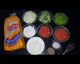 A picture of step 1 of Bread pizza without Oven.