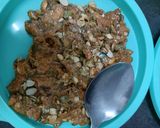 Gambar langkah 4 resipi Nutty dalgona candy.