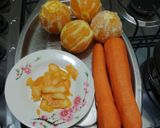 Foto del paso 1 de la receta: Mermelada de naranja y zanahoria