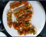 A picture of step 4 of Bromellite Veggie Rolls.
