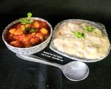 A picture of step 6 of Samak Rice Pulav With Aloo Tamatar Rasedar.