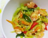 Foto langkah ke 5 dari resep 💚 Tumis Labu Siam Udang~.