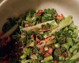 A picture of step 2 of Cabbage & Fennel Tofu Ramen Noodle Soup.