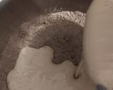 A picture of step 3 of Valentine's Day Cadbury Cake.