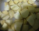 A picture of step 1 of Aloo methi.