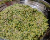 A picture of step 3 of Harabhara muthiya.