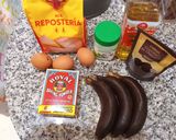 Foto del paso 1 de la receta: Bizcocho de plátanos y chocolate sin gluten en Amasadora