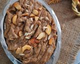 A picture of step 4 of Pearl millet halwa.