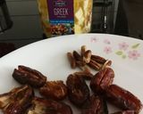 A picture of step 1 of Dates And Feta With Maple Syrup Appetizer.