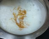 A picture of step 3 of Kesariya Sheer khurma.
