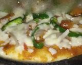 चीज़ वेज आटा पिज़्ज़ा (Cheese Veg aata pizza recipe in Hindi) रेसिपी चरण 5 फोटो