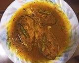 A picture of step 5 of Basa machher bhapa.
