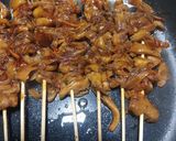 Foto langkah ke 4 dari resep Sate Jamur.