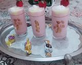 عکس مرحله 1 از دستور اسموتی توت فرنگی 😋😍🍓🍓