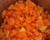 A picture of step 1 of Carrot and ginger soup.
