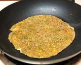 A picture of step 3 of Panner stuffed Avocado paratha.