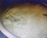 A picture of step 1 of Aamnarikel sondesh.