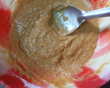 A picture of step 2 of Gulgule (dry fruits flavoured).