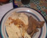 Foto del paso 3 de la receta: Puré picante con pulpa de cerdo con hueso 😋