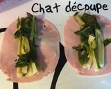 Une image de l'étape 4 de Gratin de jambon aux côtes de chou romanesco,sauce fromage et parmesan (anti gaspi).
