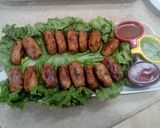 A picture of step 11 of Kafta Kabab.