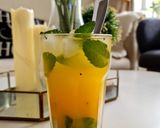 Foto langkah ke 3 dari resep 91. Es Sunkist Mint Selasih Squash.