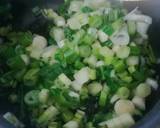 Quick green onion sabji recipe step 3 photo
