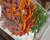 A picture of step 2 of Stir fries spag.