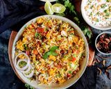 A picture of step 1 of Vegetable biryani.