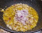 A picture of step 2 of Spicy Mutton Masala or Aloo Gosht.