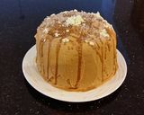 A picture of step 28 of Cinnamon Layer Cake with Whipped Cinnamon Cream Filling and Frosting.