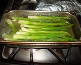 A picture of step 2 of Asparagus with Strawberry Dressing.