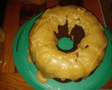 A picture of step 10 of Banana Nut Cake with Brown Sugar Glaze.