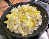 A picture of step 8 of Endive Gratin with Red Bell Peppers, Ham, Honey, and Curry.