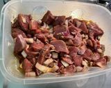Une image de l'étape 6 de Veau mariné sauce BBQ à l’ail et oignon rouge.
