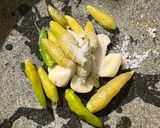 Foto langkah ke 1 dari resep Sambel korek cabe ijo.