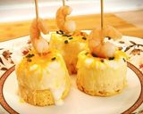 Foto del paso 9 de la receta: Flan de Gambas al gratín con bechamel y queso