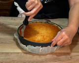 Foto del paso 12 de la receta: Tarta de queso con calabaza - Pumpkin cheesecake