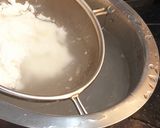 A picture of step 2 of Chenna Payesh (Bengali Paneer Dessert).