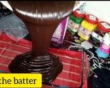 A picture of step 4 of Chocolate Tress leches Cake.