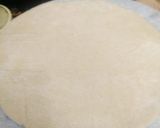 A picture of step 2 of Ghee roti shakkar.