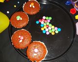 A picture of step 7 of Eggless Broken wheat Beetroot Jaggery Cup Cakes.